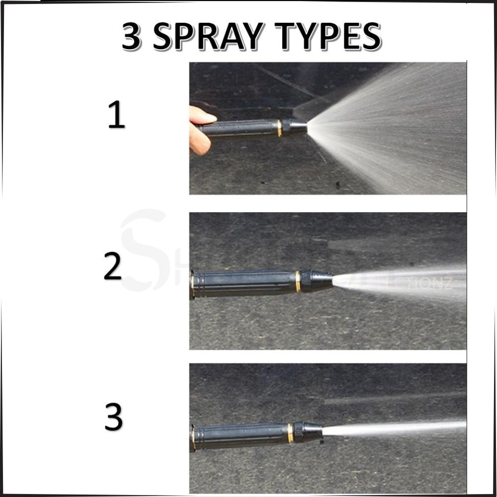High-Pressure Metal Brass Adjustable Nozzle Water Spray Gun