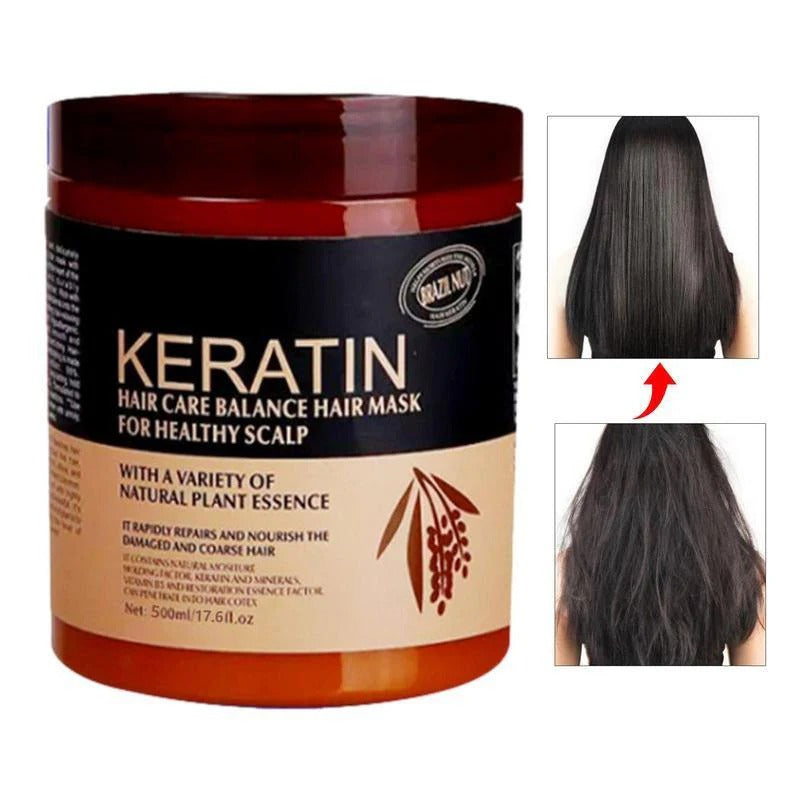 Professional Keratin Hair Repair Mask Deep Conditioning Treatment