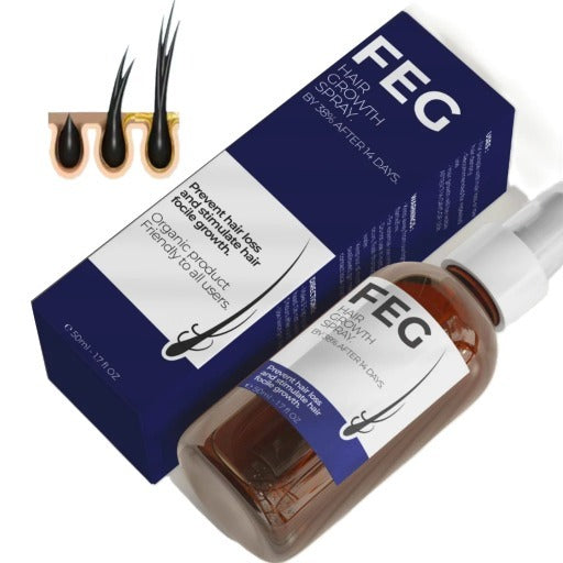 FEG Plus Hair Growth Spray Stimulate Follicles Reduce Hair Fall And Encourage Thicker Healthier Hair - 60ML