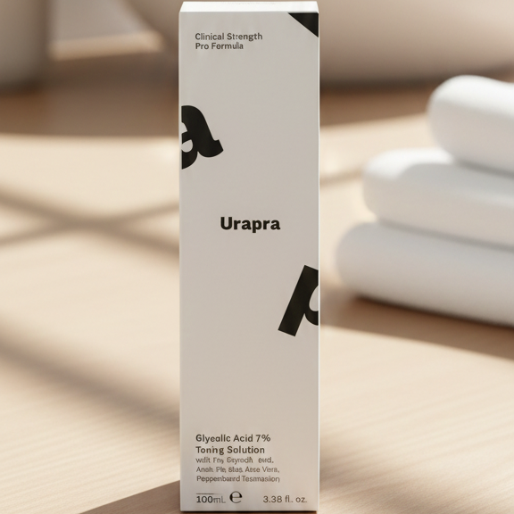 rapra Glycolic Acid 7% Toning Solution – Gentle Exfoliation & Radiant Glow, 100ml