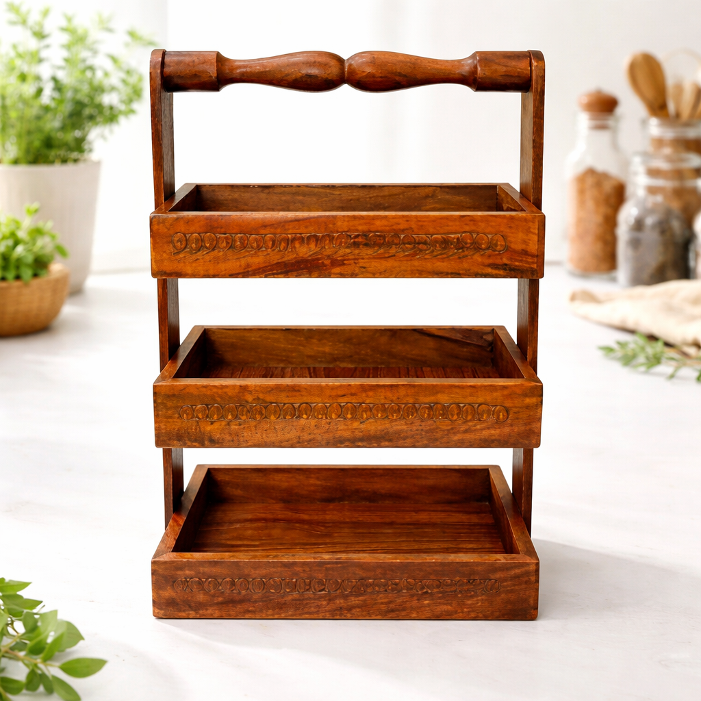 Handmade Wooden spoon rack