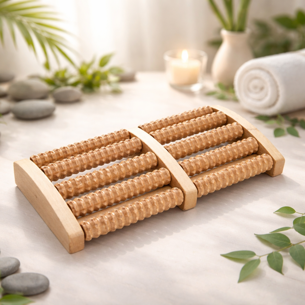 Wooden Foot Massager Roller