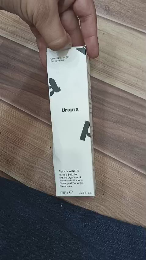 rapra Glycolic Acid 7% Toning Solution – Gentle Exfoliation & Radiant Glow, 100ml