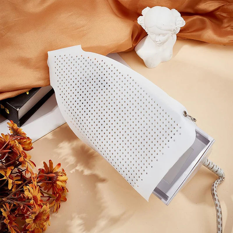 Teflon Iron Cover Protector | Non Stick Garments Care Cover For Iron | Heat Resistant Ironing Shoe for Clothes Protection