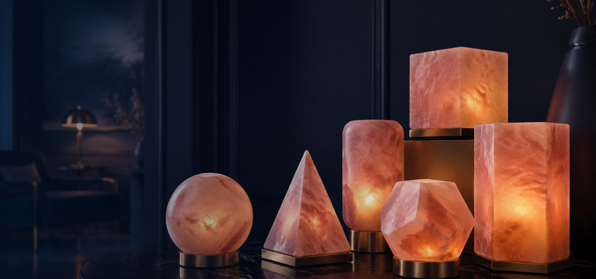 HANDCRAFTED PINK SALT LAMPS